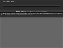 Tablet Screenshot of cigartalk.com